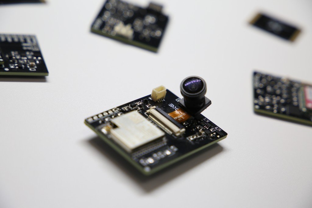 Close-up of the NEXE AI camera module